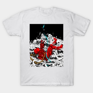 The Falling Astronaut (Red) T-Shirt